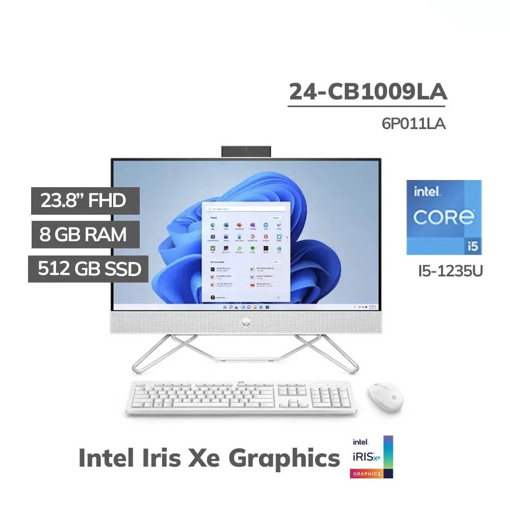 AIO (All in one) Intel Core I5 1235U 8gb 512gb 23.8 Fhd Window 11