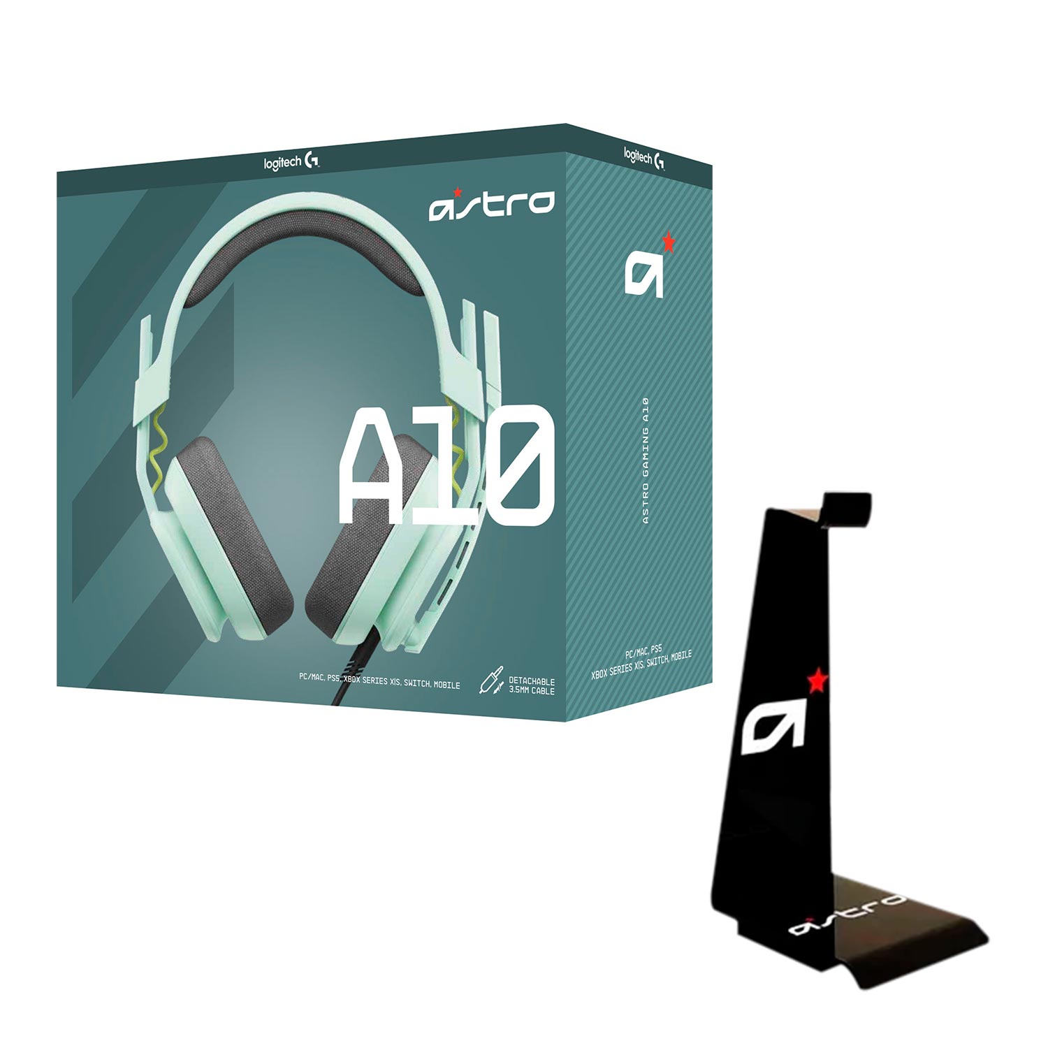 Audífono Gamer Logitech Astro A10 G2 PS5 SWITCH PC MAC XBOX SERIES XS Mint