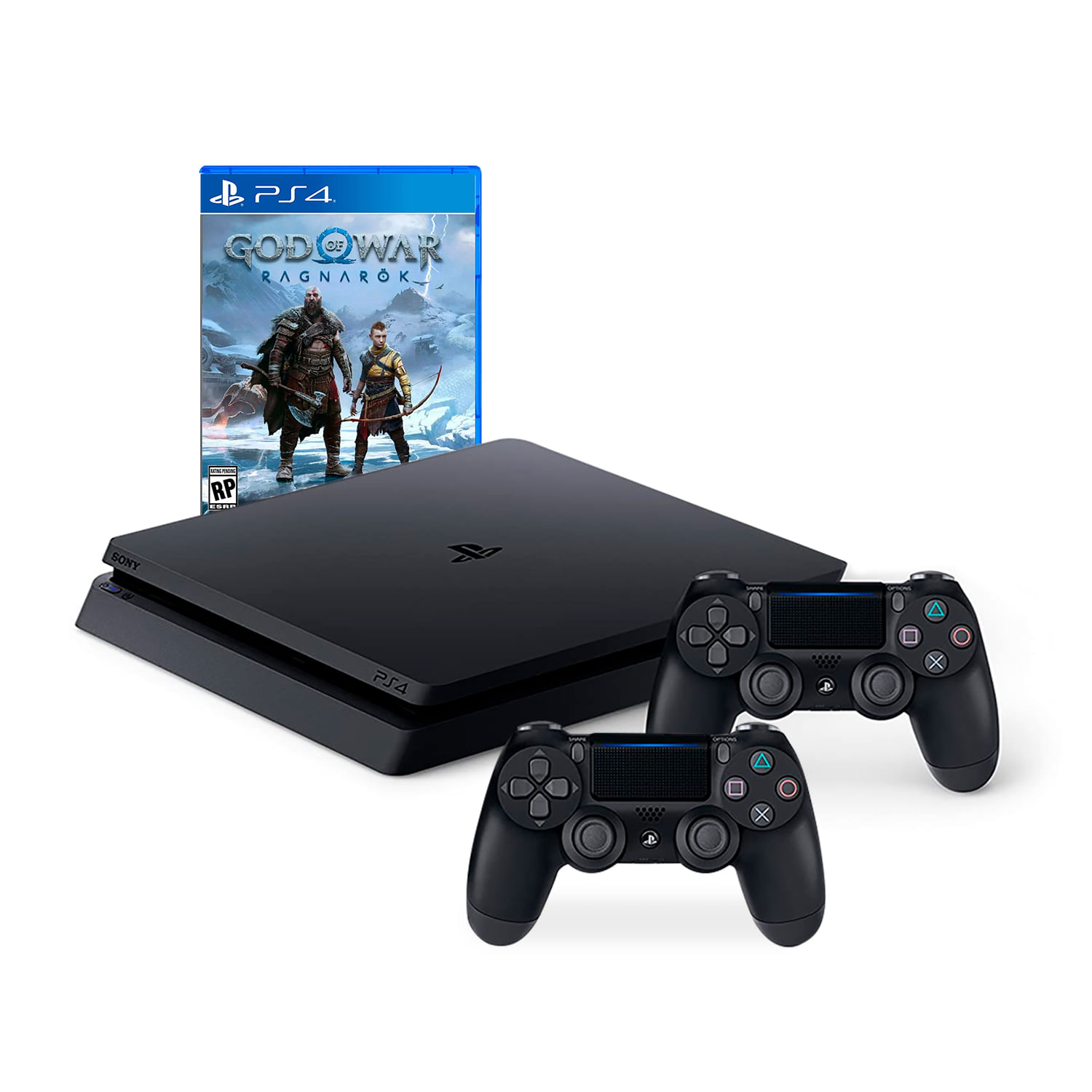 Reacondicionada Playstation 4 PS4 SLIM 1TB con 2 mandos + GOW5