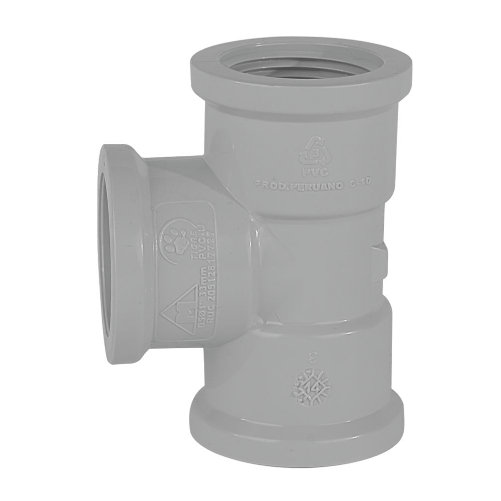 Tee 1/2" Agua Fría con Rosca Matusita Tigre