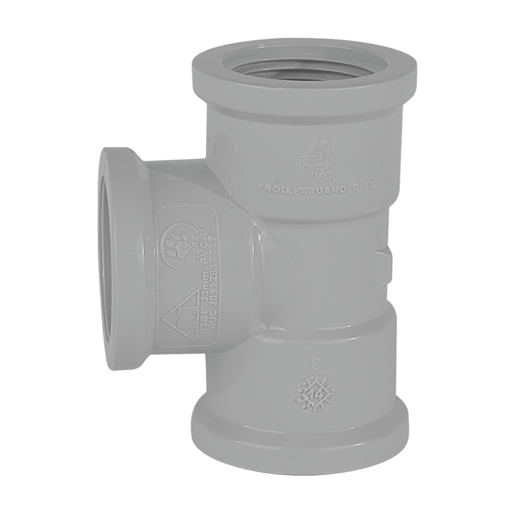 Tee 3/4" Agua Fría con Rosca Matusita Tigre