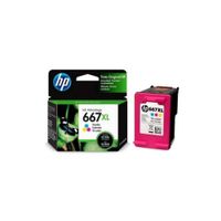 Cartucho de Tinta HP 667XL Tricolor Original 3YM80AL