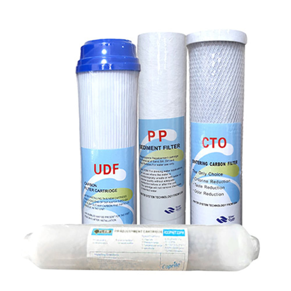 Kit de 4 Filtros para Osmosis Inversa