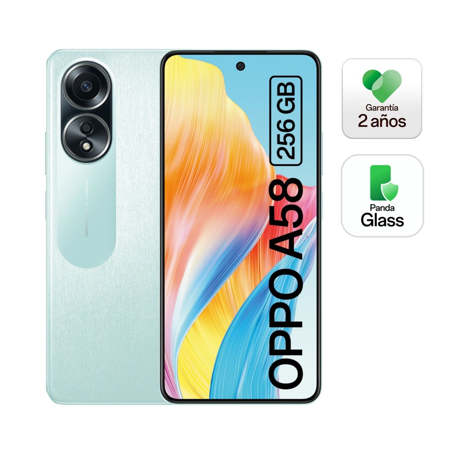 Celular OPPO A58 256GB+8GB Verde