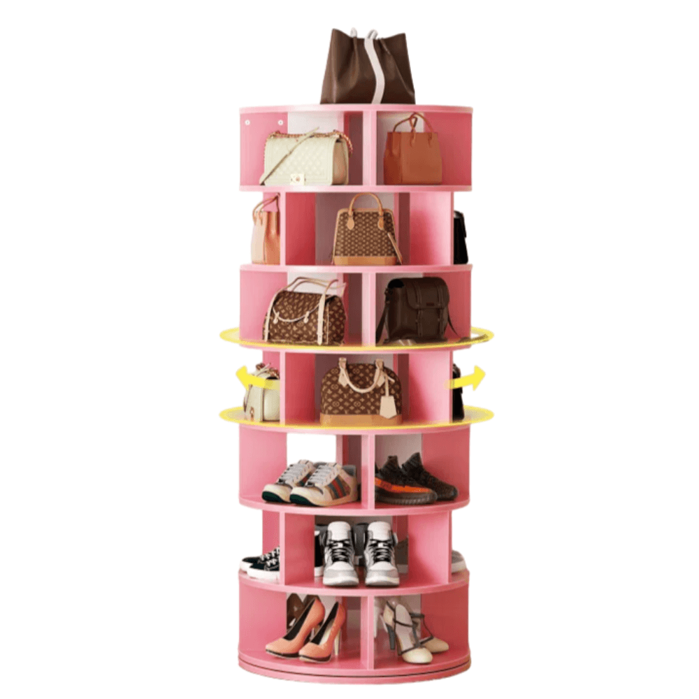 Zapatera Giratoria Ophelia Rosa Muebles Bonno