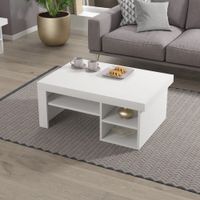 Mesa de Centro Moderno Nifty Blanco R&R MUEBLES