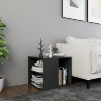 Mesa Lateral Moderno Charlie Megro R&R MUEBLES