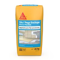 Pegamento Sika Enchape Blanco flexible x25kg