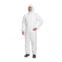 Traje de protección impermeable 55 G/m2 Blanco Talla L