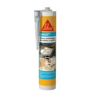 Silicona Sanisil Transparente 280ml Resistente al Moho Sika