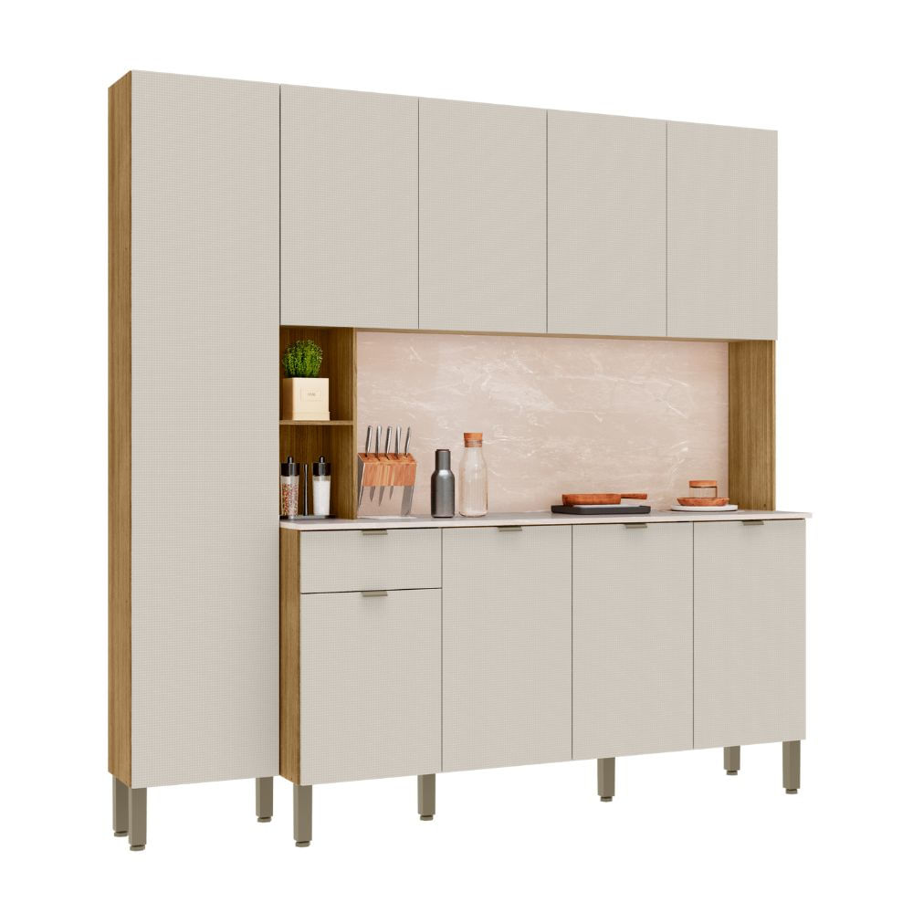Mueble Alacena de Cocina Pulse 200cm MDP Kits Parana