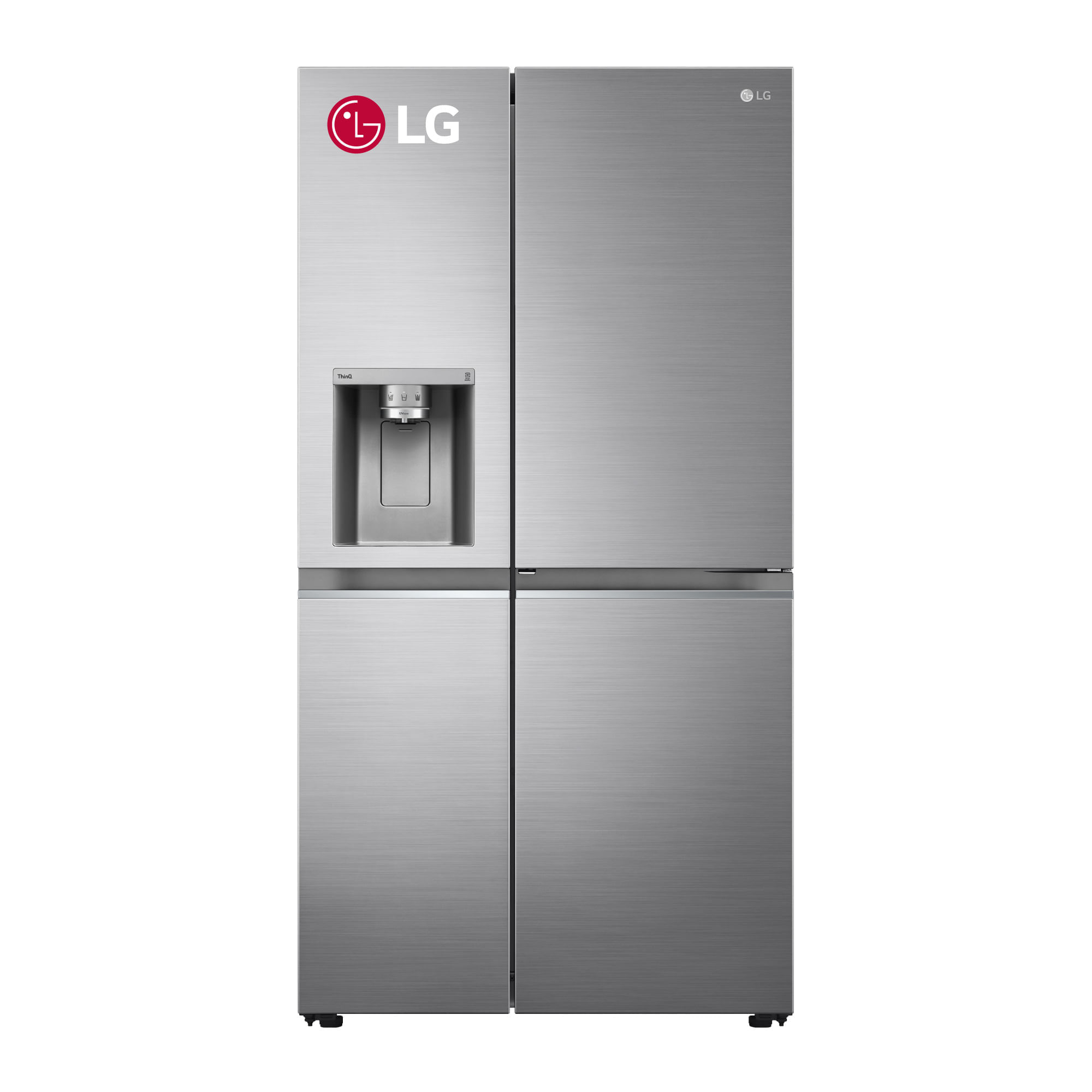 Refrigeradora LG 617L No Frost GS66SDP Plateado