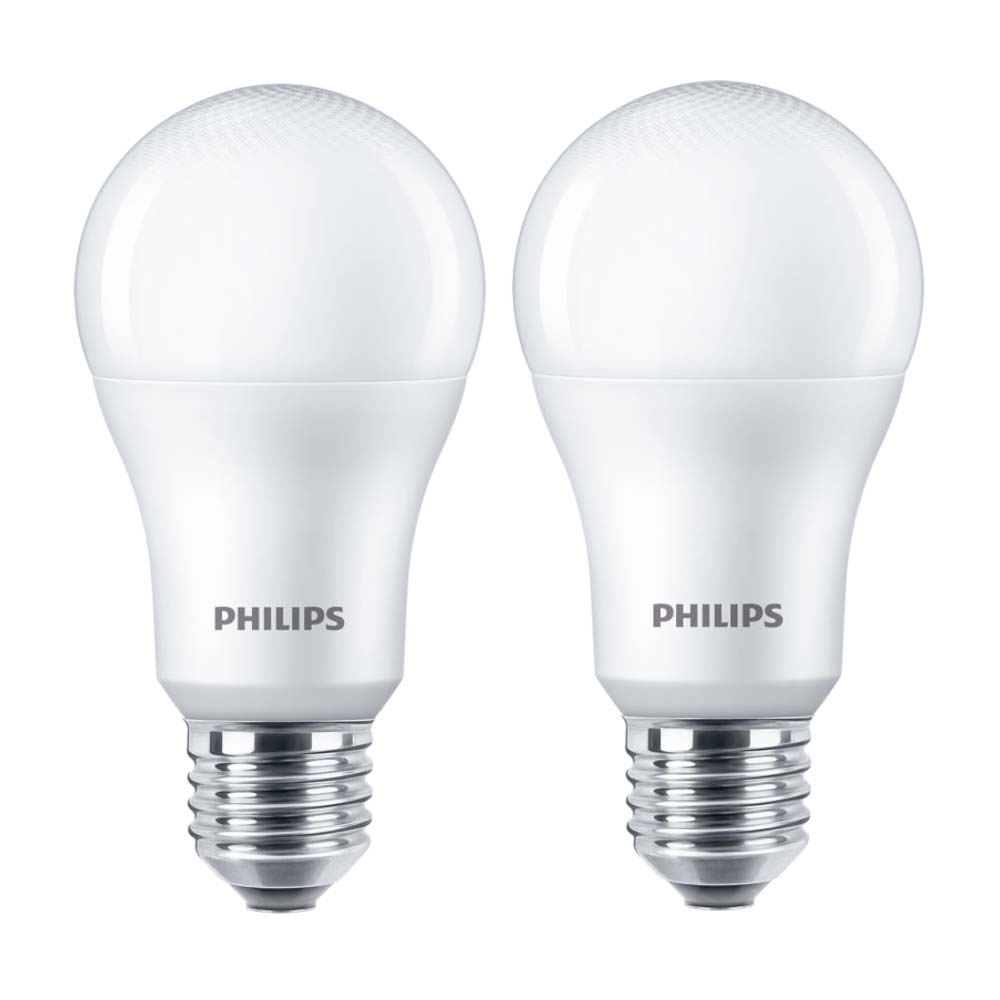Foco LED Philips Luz Cálida E27 14W x2 Ahorro Energético y Durabilidad