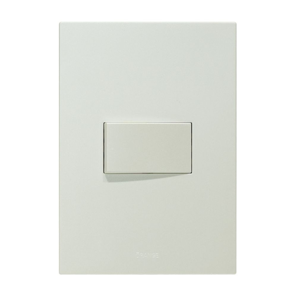 Placa Armada Orange: Conmutador Simple Matte Blanco