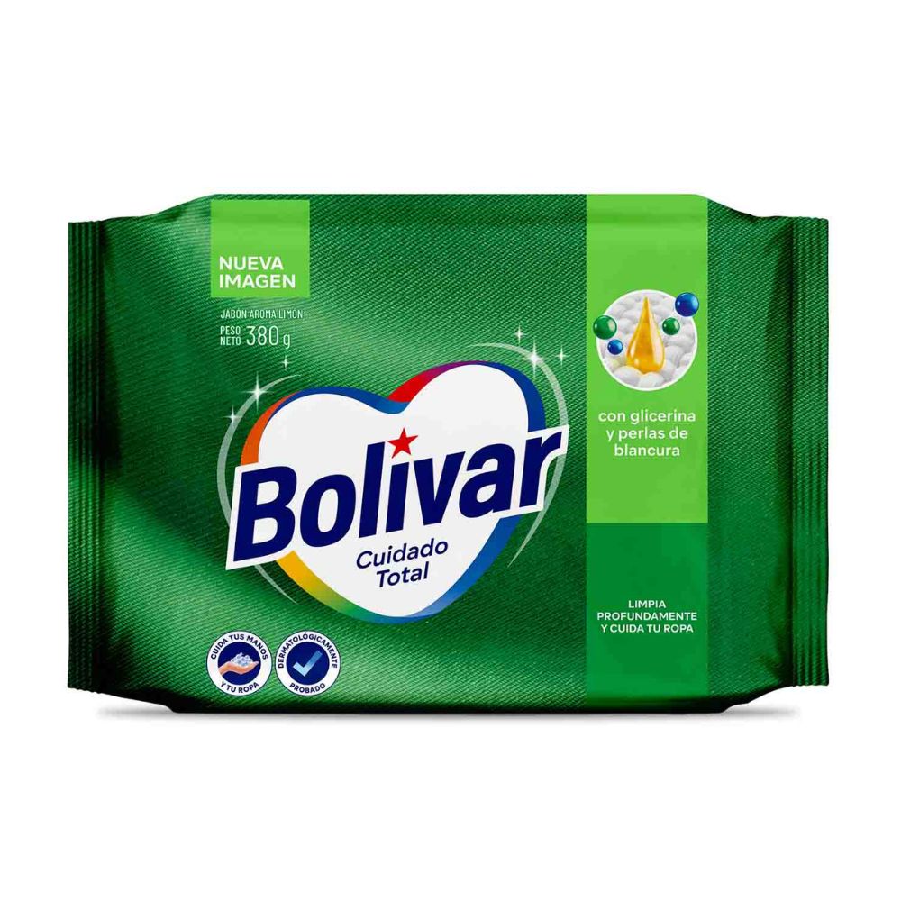 Jabón de Ropa Bolivar Limon 190gr x 2 unidades