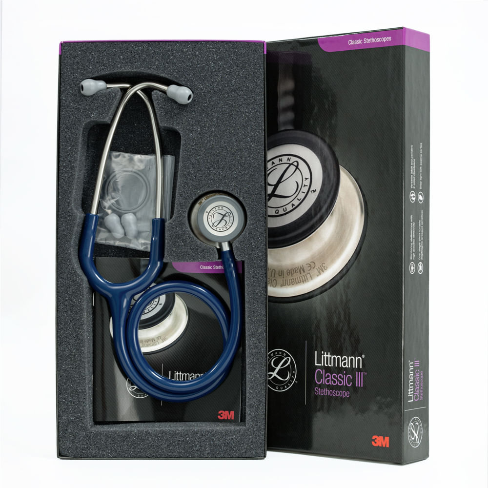 Estetoscopio Littmann® Classic III™ Azul Marino Código 5622