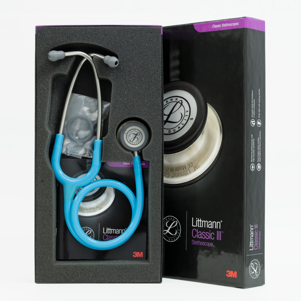 Estetoscopio Littmann® Classic III™ Turquesa Código 5835