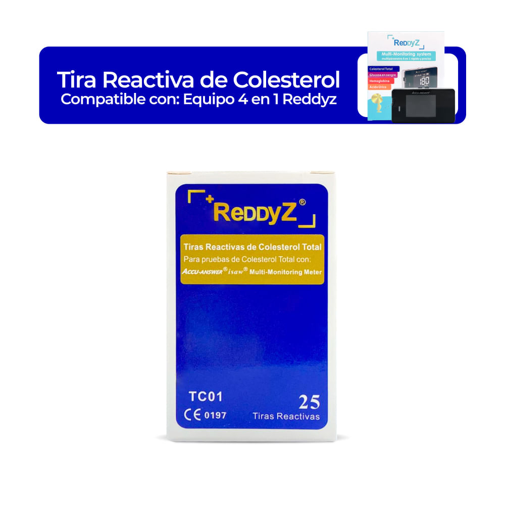Tira Reactiva para Colesterol Reddyz