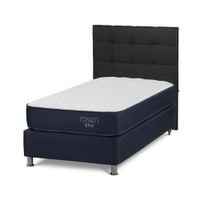 Dormitorio Americano Upline 1.5 Plazas + Respaldo Issey