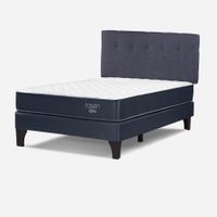 Dormitorio Europeo Upline 2 Plazas + Respaldo N.Bennet Natural