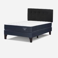 Dormitorio Europeo Upline 2 Plazas + Respaldo N.Bennet Natural