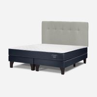 Dormitorio Europeo Upline King + Respaldo N.Bennet Natural