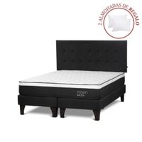 Dormitorio Europeo Path Queen + 2 Almohadas + Respaldo West