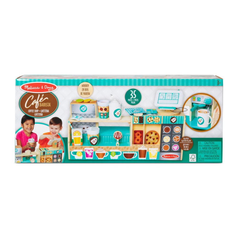 Juego Counter Melissa & Doug Mostrador Jumbo Cafeteria