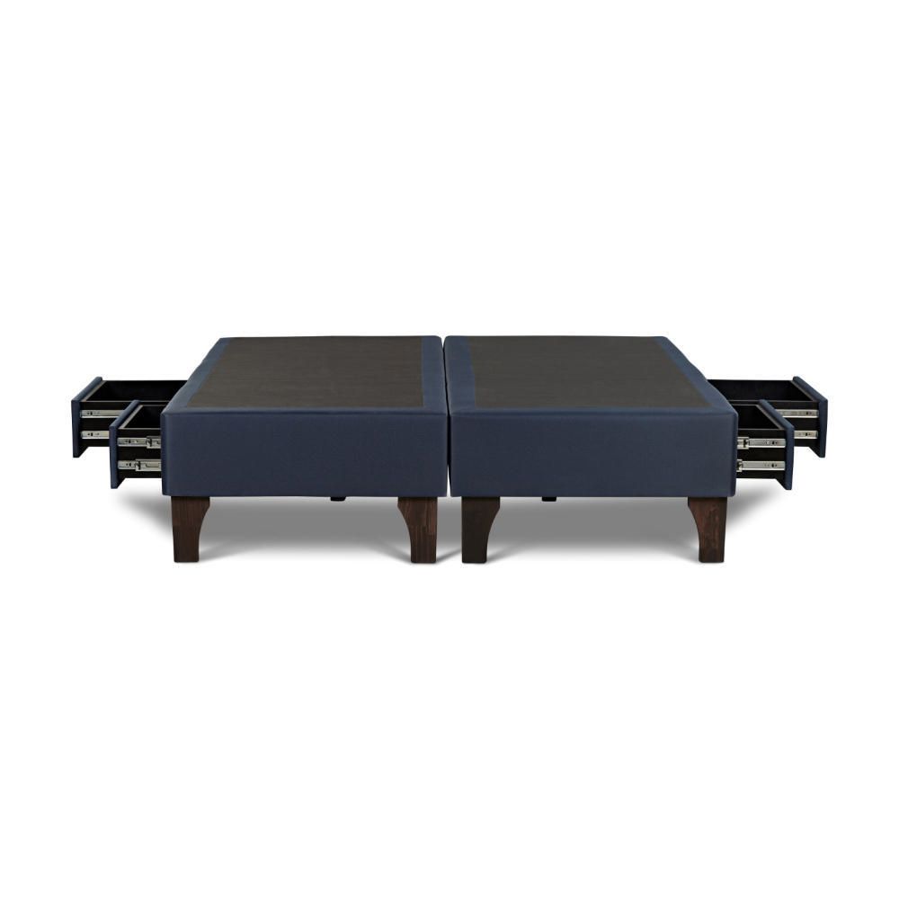 Base Cajones Rosen Azul King