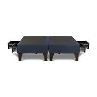 Base Cajones Rosen Azul Queen