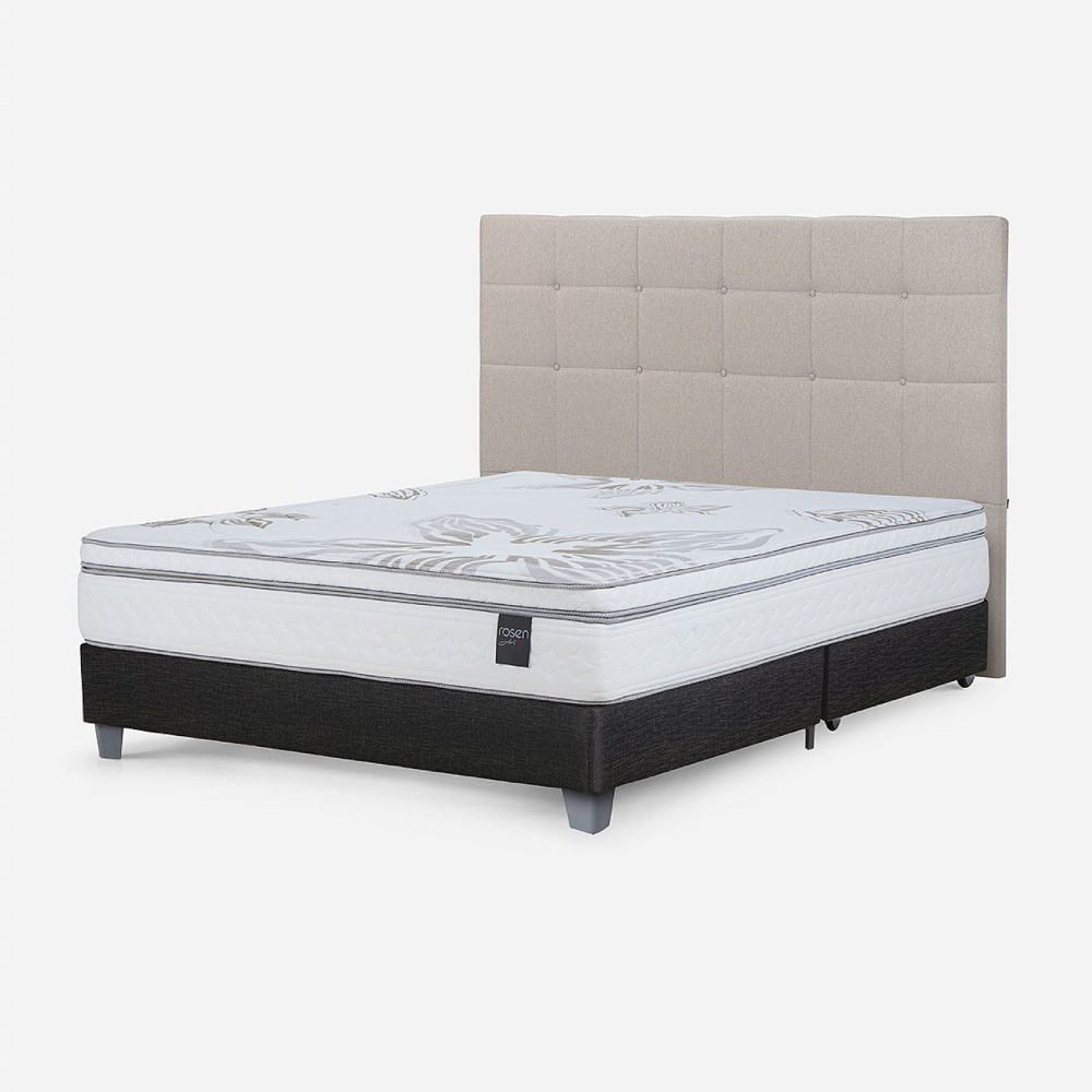 Box Tarima Art 4 King Respaldo Issey Niebla