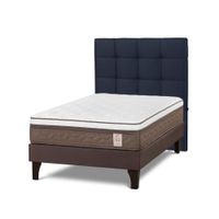 Dormitorio Europeo New Style 6 1.5 Plazas Issey Azul