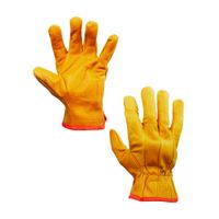 Guante de Cuero Badana Amarillo Werken Modelo Ingeniero