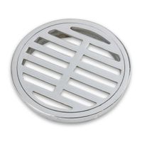 Sumidero de Bronce Werken Pesado 3'' Cromado Plata