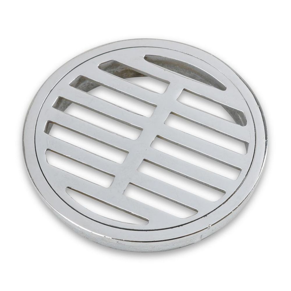 Sumidero de Bronce Werken Pesado 3'' Cromado Plata