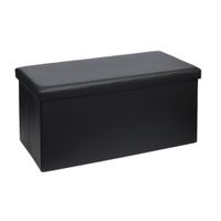 Puff Venus 2 cuerpos PVC Negro Orange