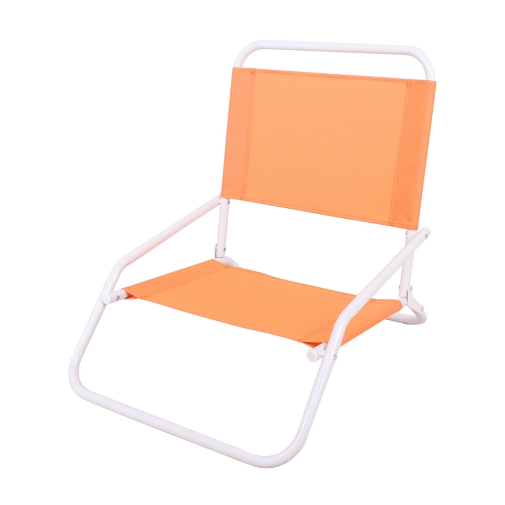 Silla de playa baja plegable Naranja Amber Orange