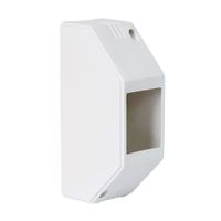 Caja Movil Rectangular Polipropileno Blanco Werken Modelo Adosable 4.5x7x13.6cm