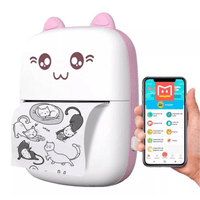 Mini Impresora Térmica Portátil Kawaii Rosado