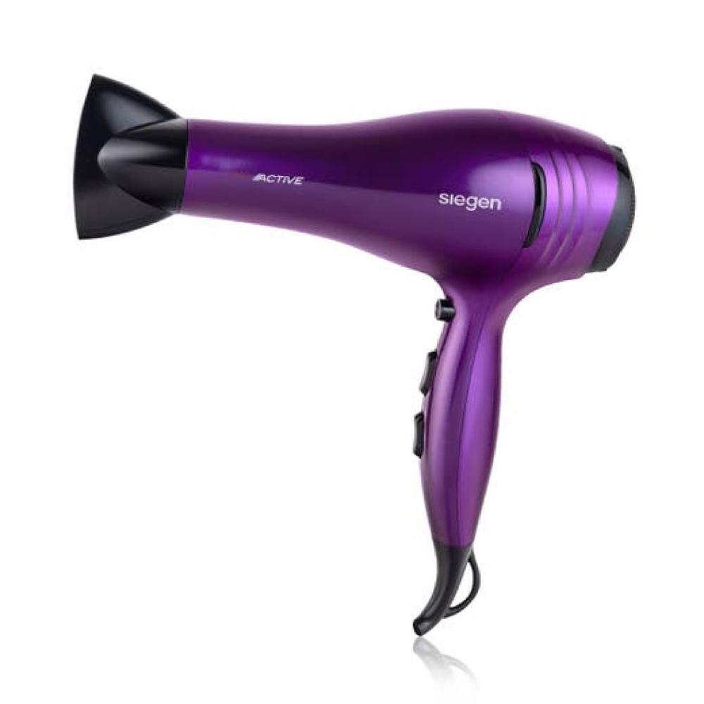 Secadora de Cabello Siegen SG-3031 Ion Tourmaline Morado 2200 Watts