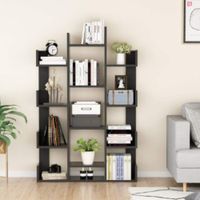 Librero Nacion Muebles Ale Color Negro