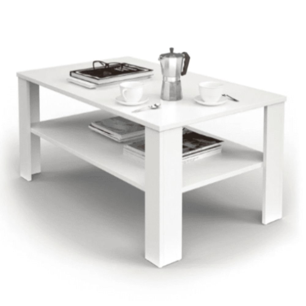 Mesa de Centro Nacion Muebles Trilce Color Blanco