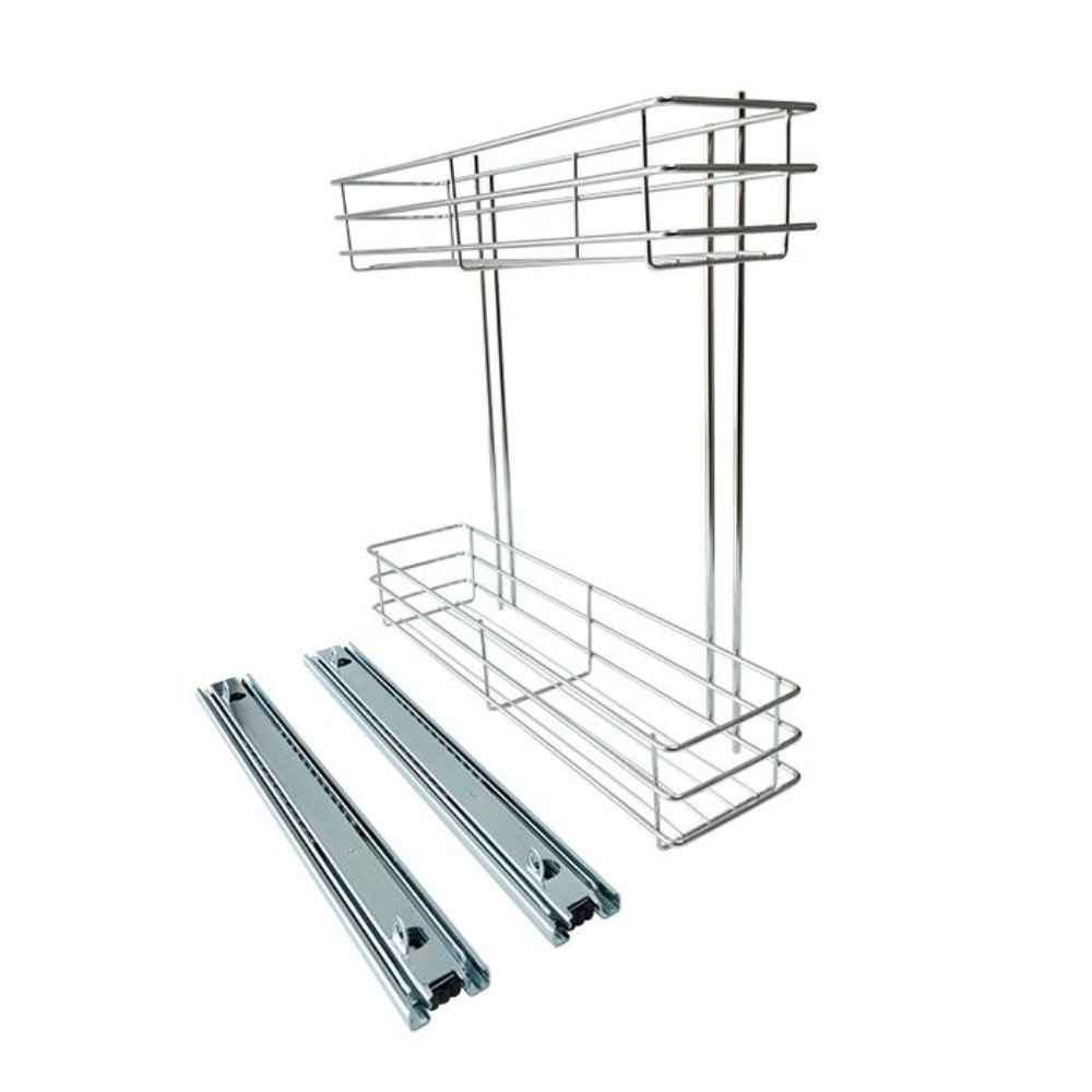 Botellero para Especias Acero Inox 20 cm