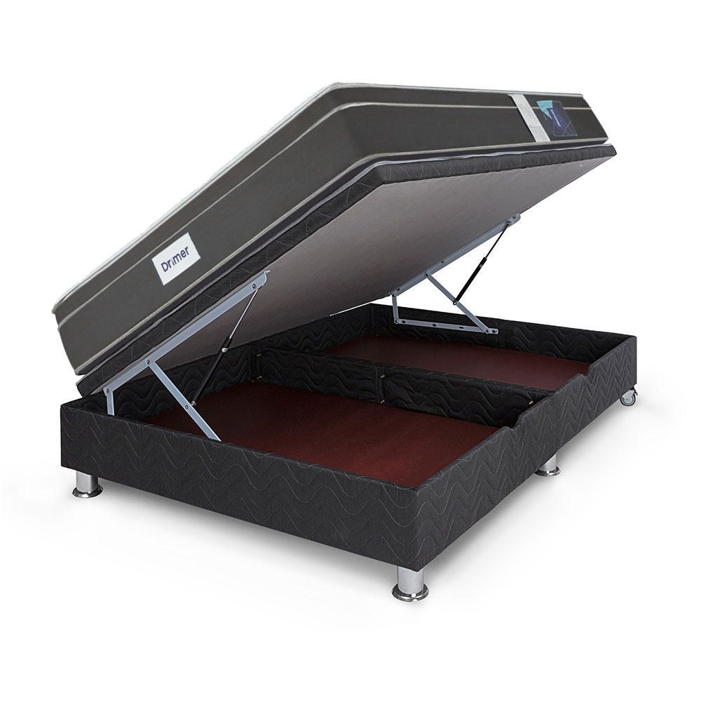 Cama Praktibox Air 1.5 Plazas Gris