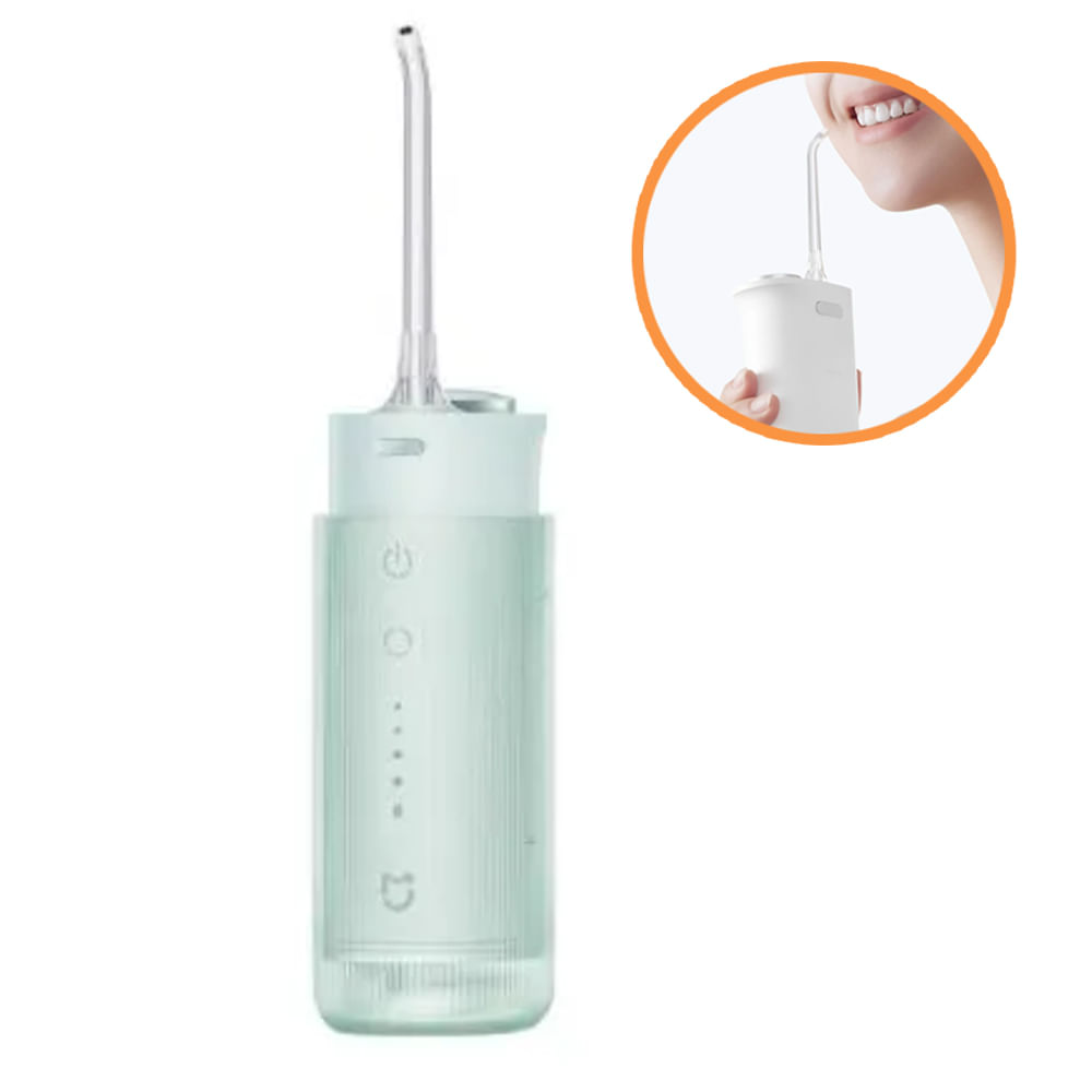 Irrigador Dental Portátil XIAOMI Mijia Flusher F400 Verde Menta MEO704