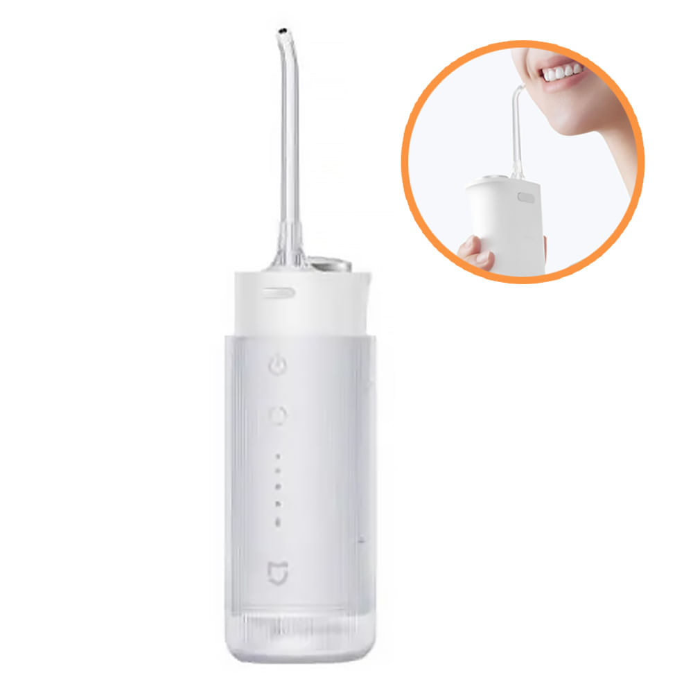 Irrigador Dental Portátil XIAOMI Mijia Flusher F400 Blanco MEO704