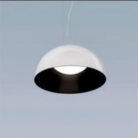 Luminaria Polly Bicolor Blanco/Negro 100 Cm