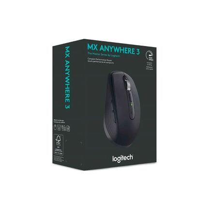 Mouse Logitech MX ANYWHERE 3 Wireless Bluetooth Negro