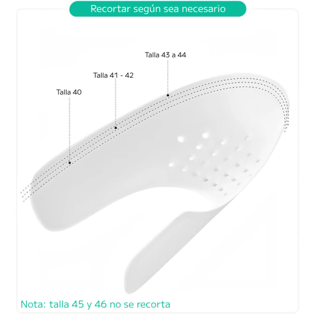 Protectores de Zapatillas SNEAKER SHIELDS L Blanco