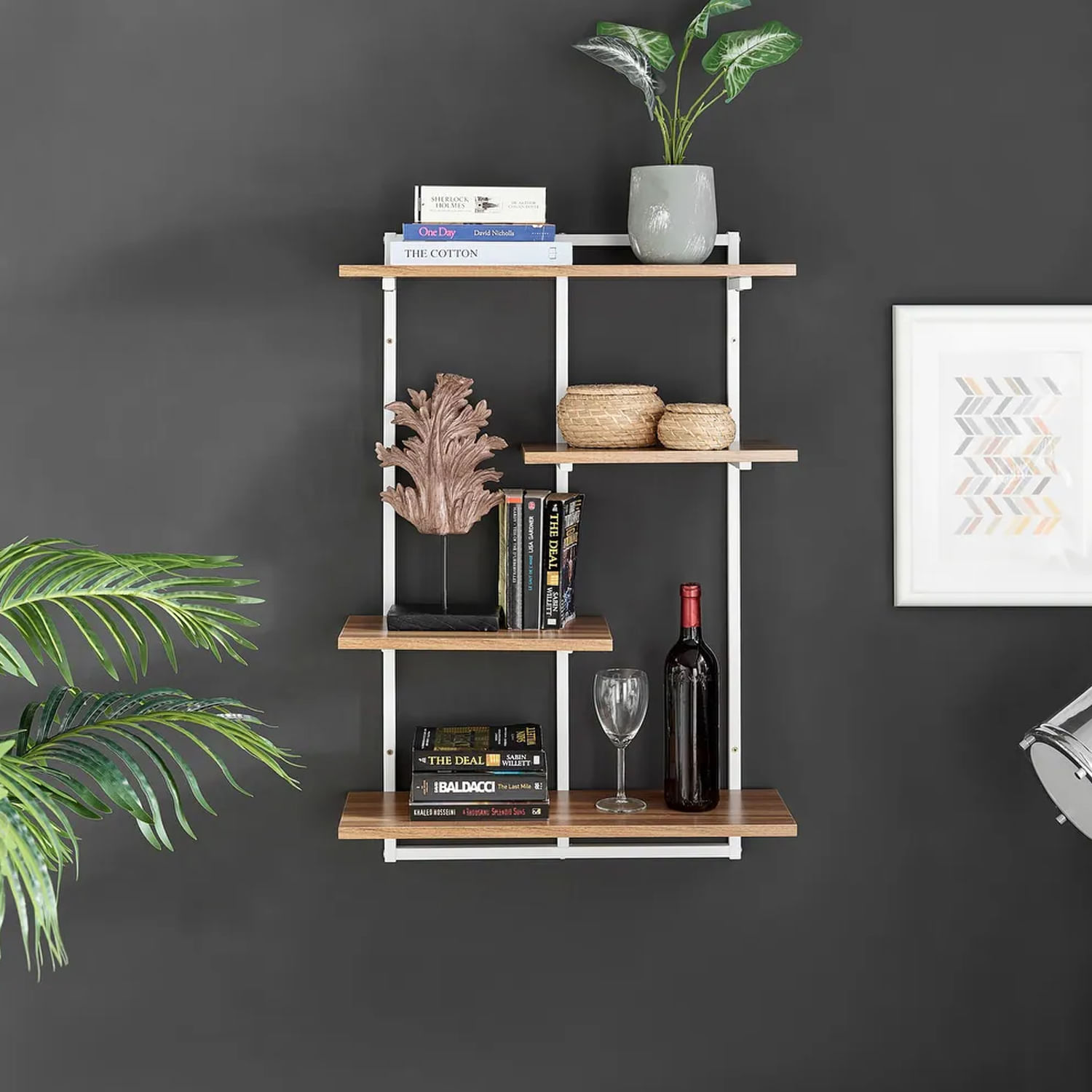 Repisa Industrial Flotante Krista Ventitas Home Color Gales